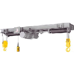 Chester Twin Hook Ceiling Mounted Wire Rope Hoist
