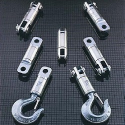 Hooks and connectors from Paducah Rigging's catalog.