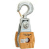 Western 385 Wood Shell Snatch Block for Manila Rope
