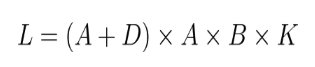 The reel capacity formula